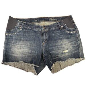 Gap 1969 denim cutoff shorts MATERNITY SIZE 30